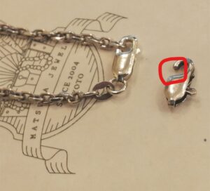 引き輪金具の修理